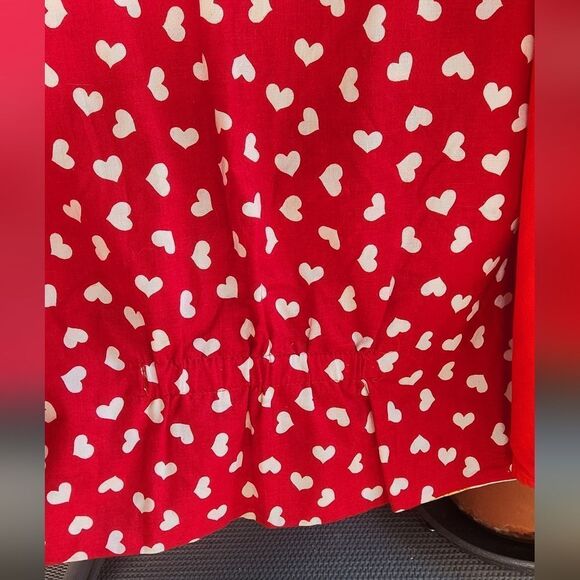 reversible valentine's heart vest handmade L/XL - Picture 7 of 11